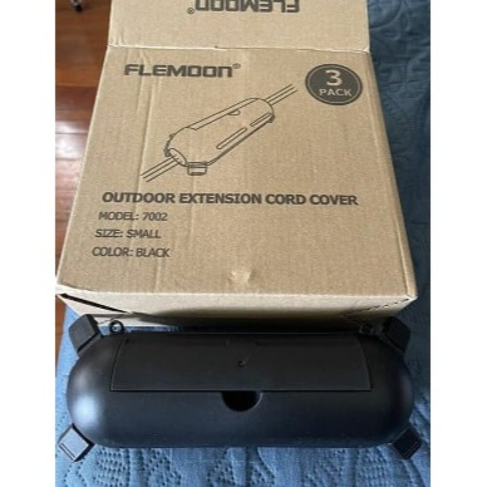 New [3 Pack] Outdoor Extension Cord Safety Cover with Waterproof Seal